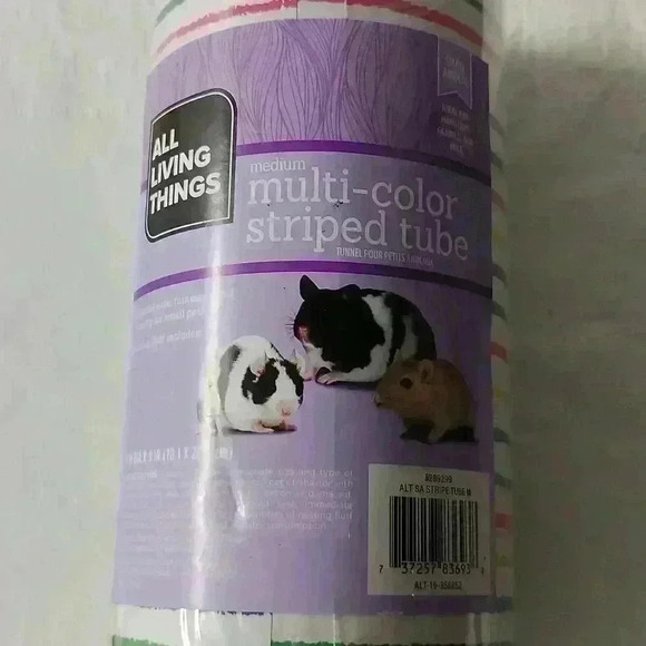 "All living things" medium multicolor striped tube NEW - Picture 2 of 5